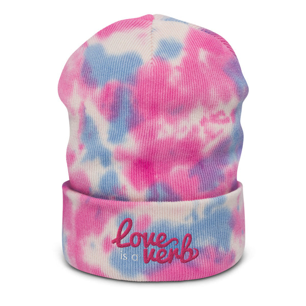 Love is a Verb (Cotton Candy beanie)