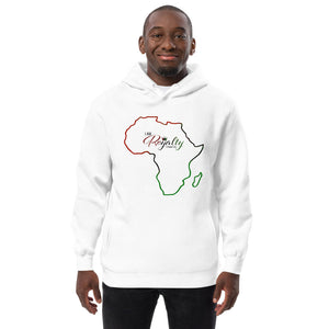 I AM Royalty (African colored w/ Continent hoodie)