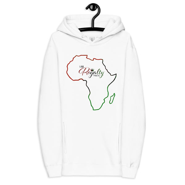 I AM Royalty (African colored w/ Continent hoodie)