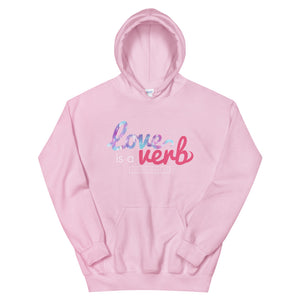 Love is a Verb (Cotton Candy Hoodie)