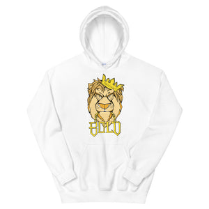 Bold Lion Hoodie (White)