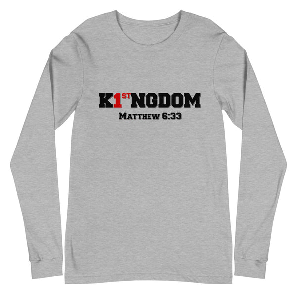 Kingdom 1st Long Sleeve T (Heather Gray)