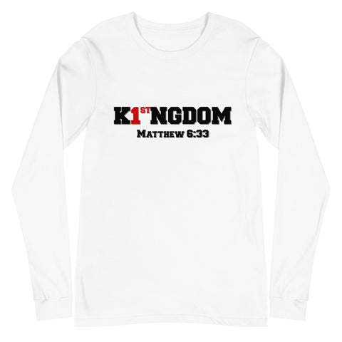 Kingdom 1st Long Sleeve T (White)