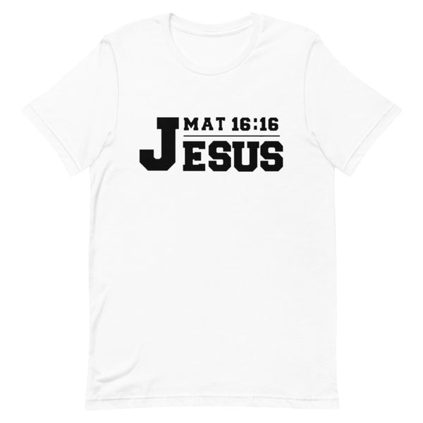 Jesus (Mat 16:16) T-Shirt (White)