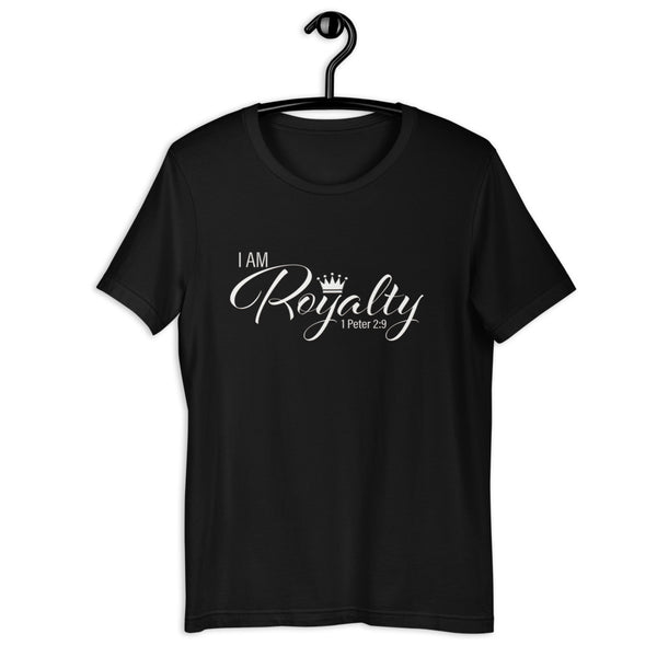 I AM Royalty (Black/ White Short-Sleeve T-Shirt)