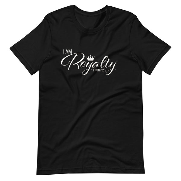 I AM Royalty (Black/ White Short-Sleeve T-Shirt)