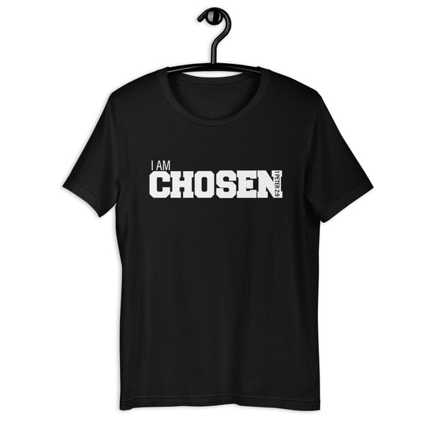 I AM Chosen (Black/ White Short-Sleeve T-Shirt)