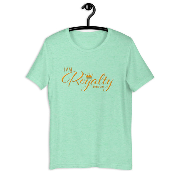 I AM Royalty (Mint Green/ Orange Short-Sleeve T-Shirt)