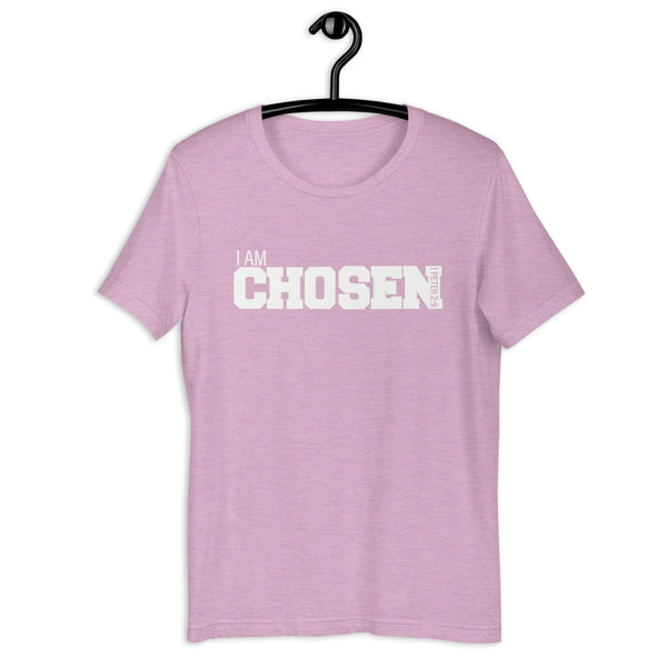I AM Chosen (Light Purple/ White Short-Sleeve T-Shirt)