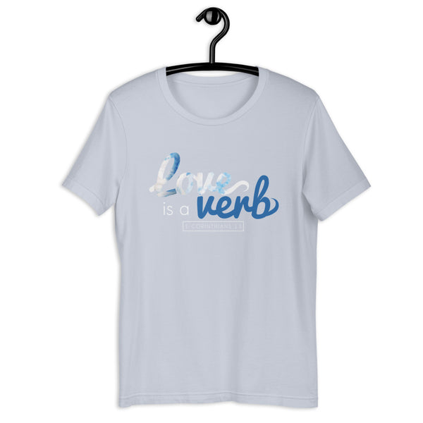 Love is a Verb (Blue Camo T-Shirt)