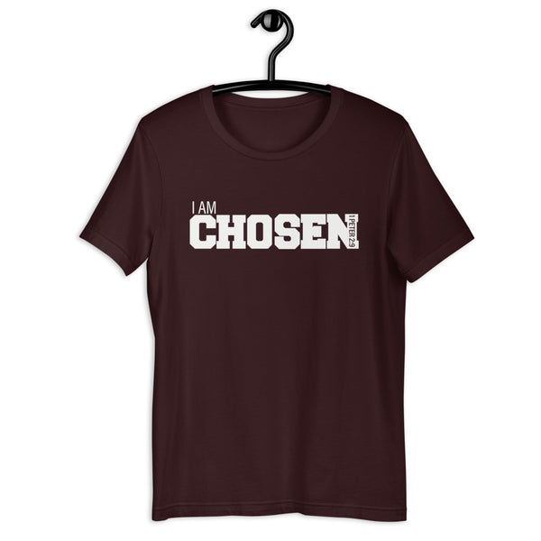 I AM Chosen (Oxford Black/ White Short-Sleeve T-Shirt)